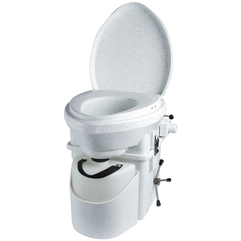 natures head composting toilet for van life
